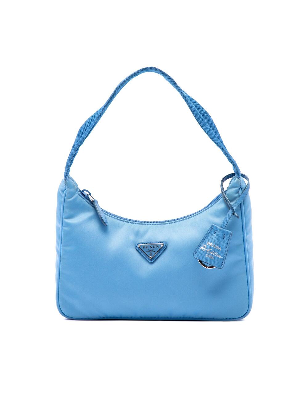 Prada Re-Edition Hobo Tessuto Mini #376063P83B